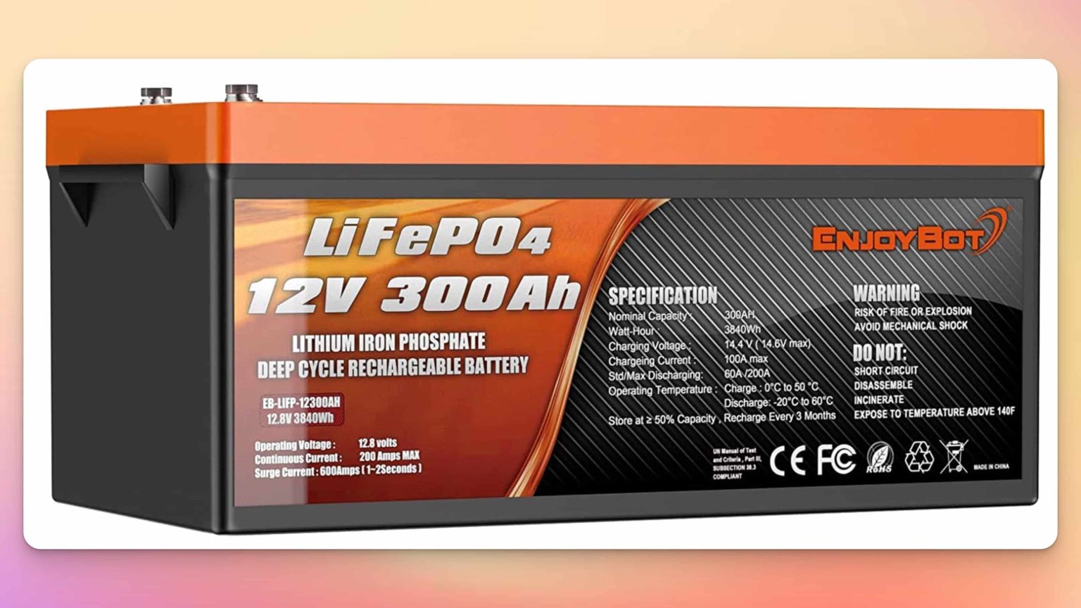 The Best Batteries for Small Boats and Kayaks Deep Cycle 12V LiFePO4